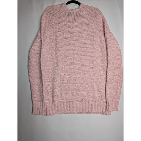 TORRID Pink blue speckled long oversized cozycore sweater Size 1X Soft Girl - Picture 6 of 7